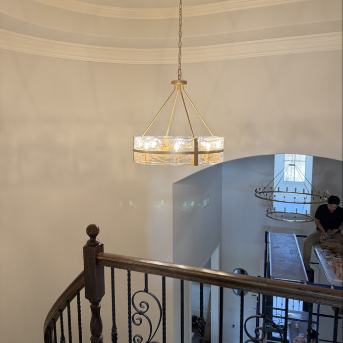 17 Stories 8-Light Dimmable Drum Chandelier & Reviews - Wayfair Canada